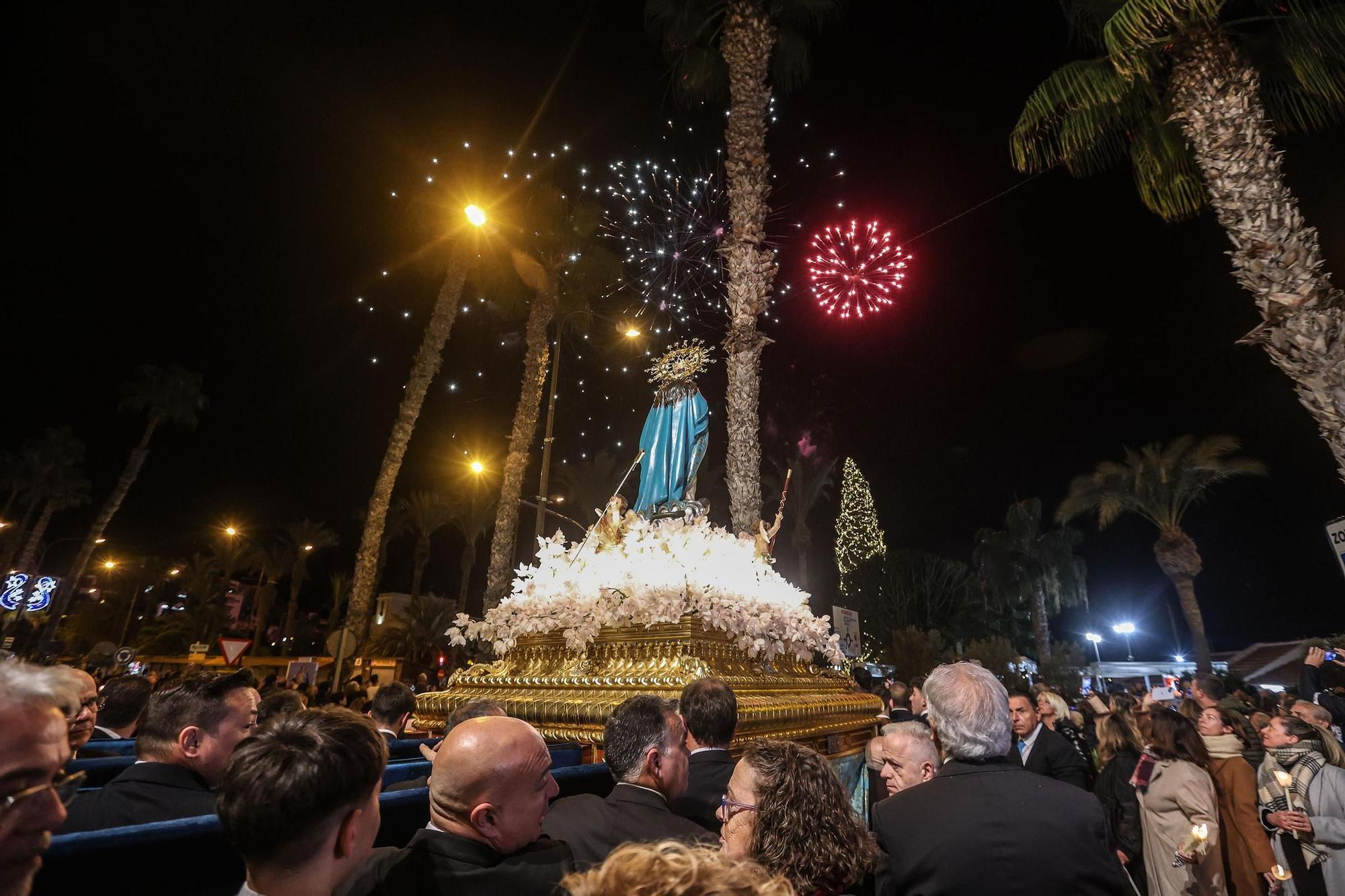 Misa y procesión de la festividad de la Purísima 2023 en Torrevieja