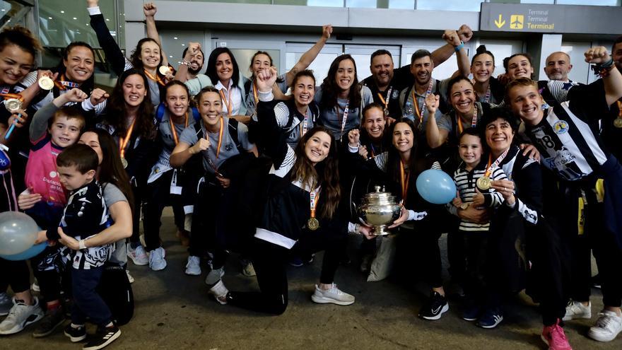 Las campeonas de la Copa de la Reina ya están en Málaga