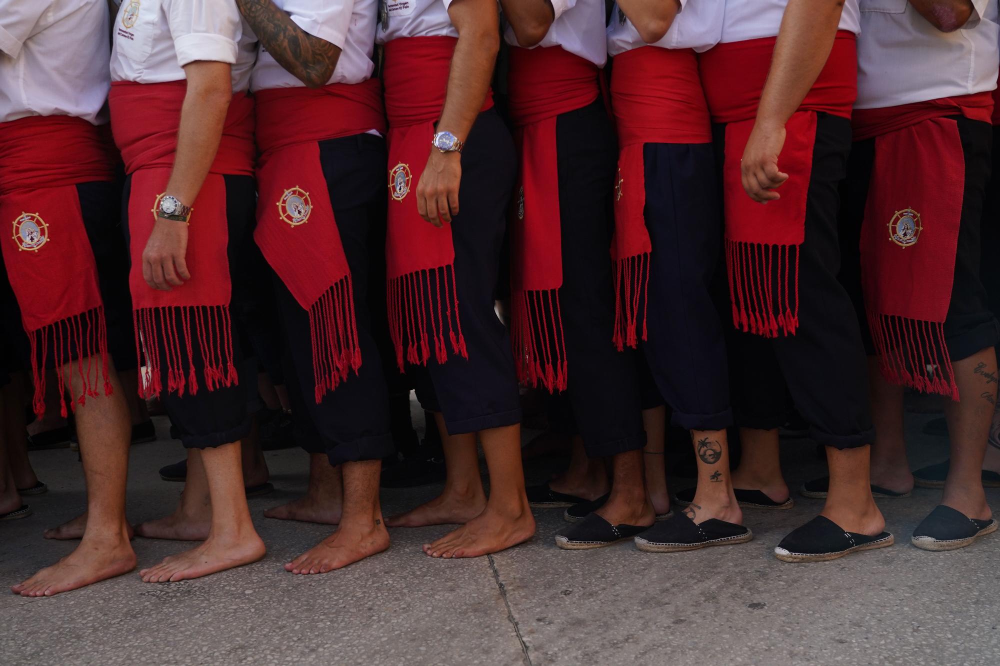 Procesión terrestre y marítima de la Virgen del Carmen de El Palo