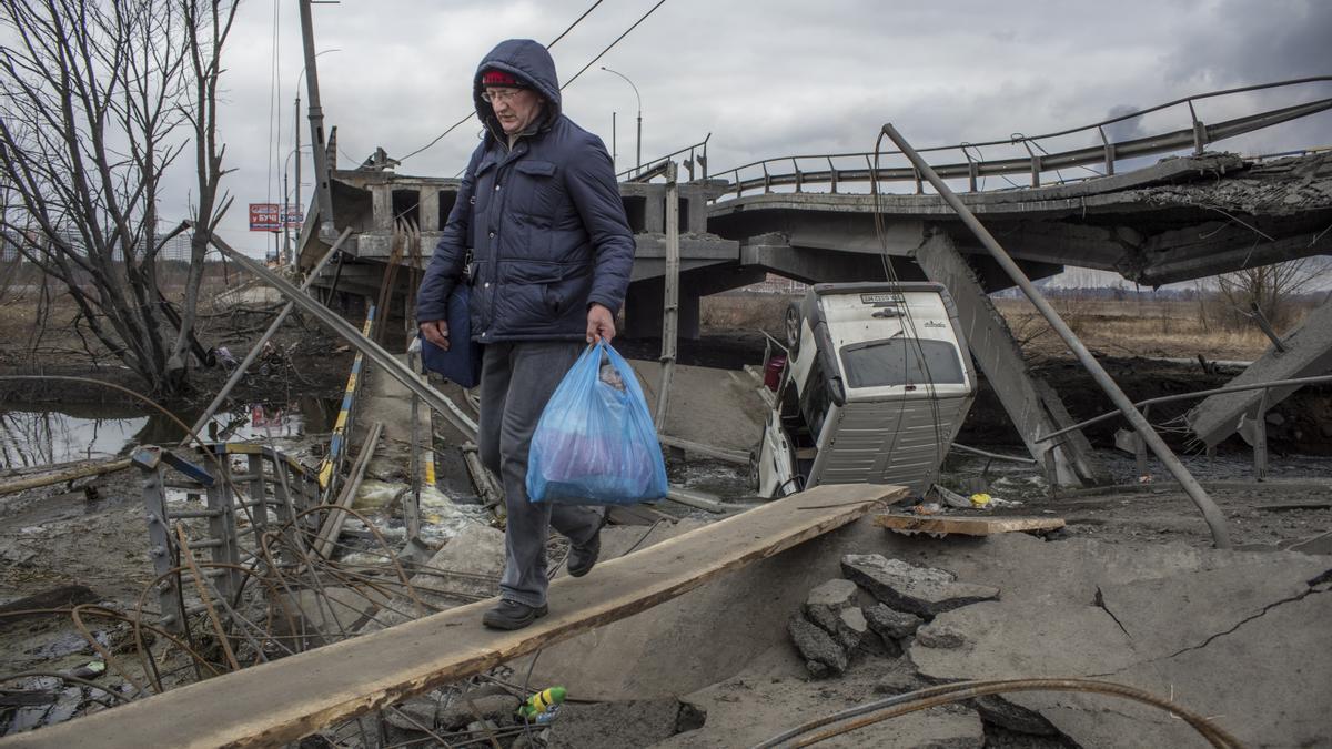 Situation in Irpin city near from Kyiv