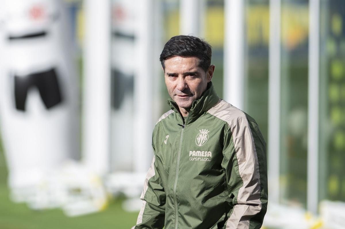 El entrenador del Villarreal, Marcelino García Toral