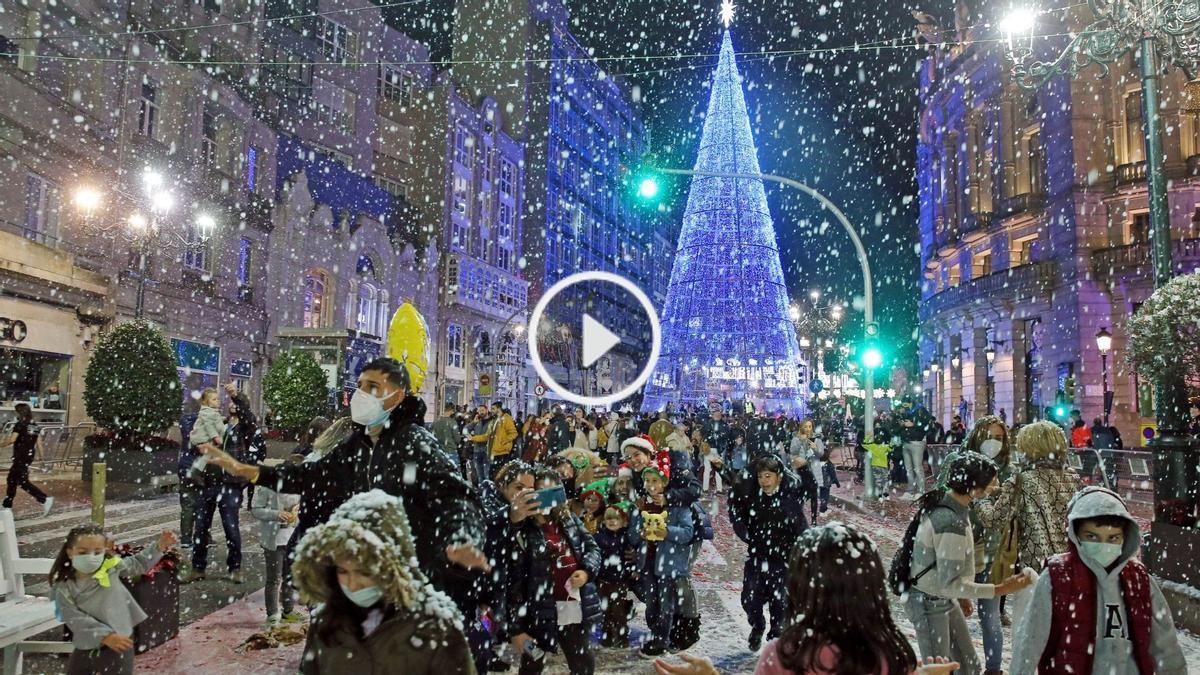 ALUMBRADO LUCES NAVIDAD VIGO: Un vídeo para enamorarse de la Navidad 2021