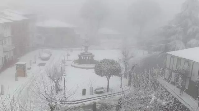 Vídeo | Así nieva en Piornal