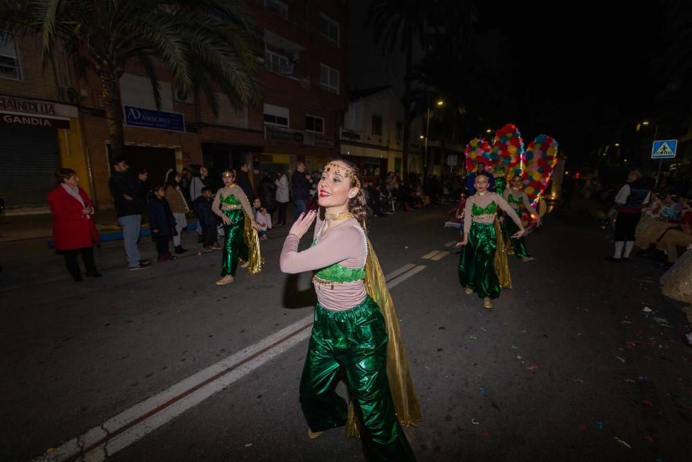 Cabalgata de disfraces de las Fallas de Gandia