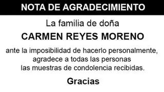 Nota Carmen Reyes Moreno