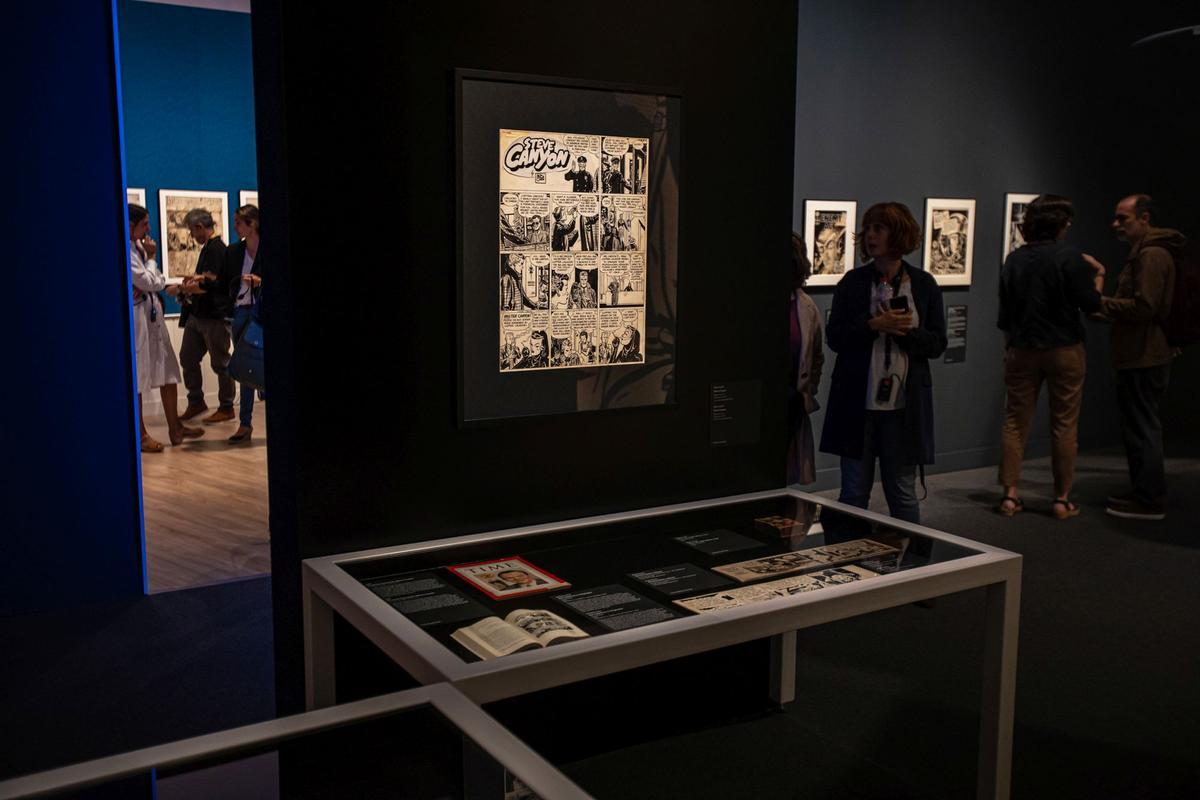 Los maestros de las viñetas en la exposición Cómic. Sueños e historia