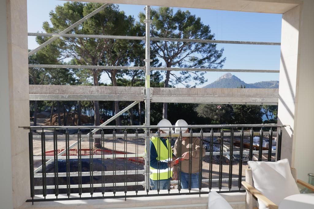 Visita a las obras del Hotel Formentor: así luce el futuro establecimiento de lujo en Mallorca