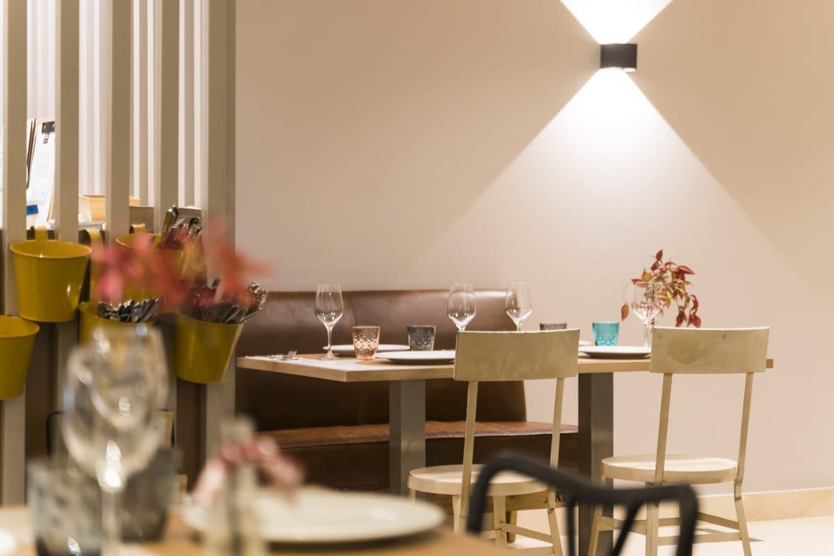 Interior del restaurante.