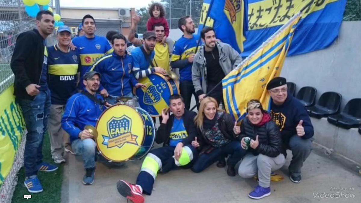 La peña de Boca en Barcelona se prepara para la gran final de la Libertadores