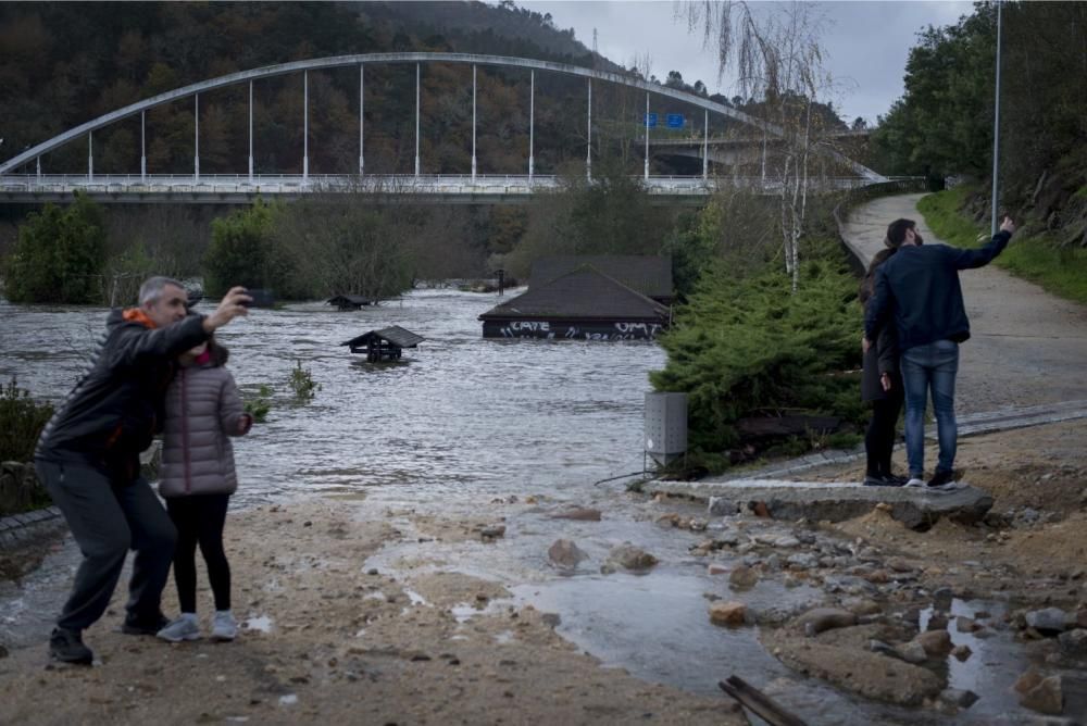 Las mejores imágenes que nos ha dejado el temporal Fabien en Galicia. // FdV