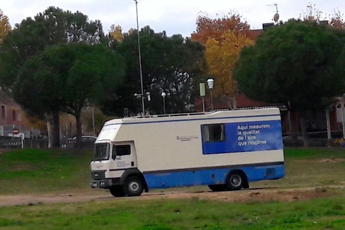 La unitat mòbil que mesurarà la qualitat de l’aire a Parets.