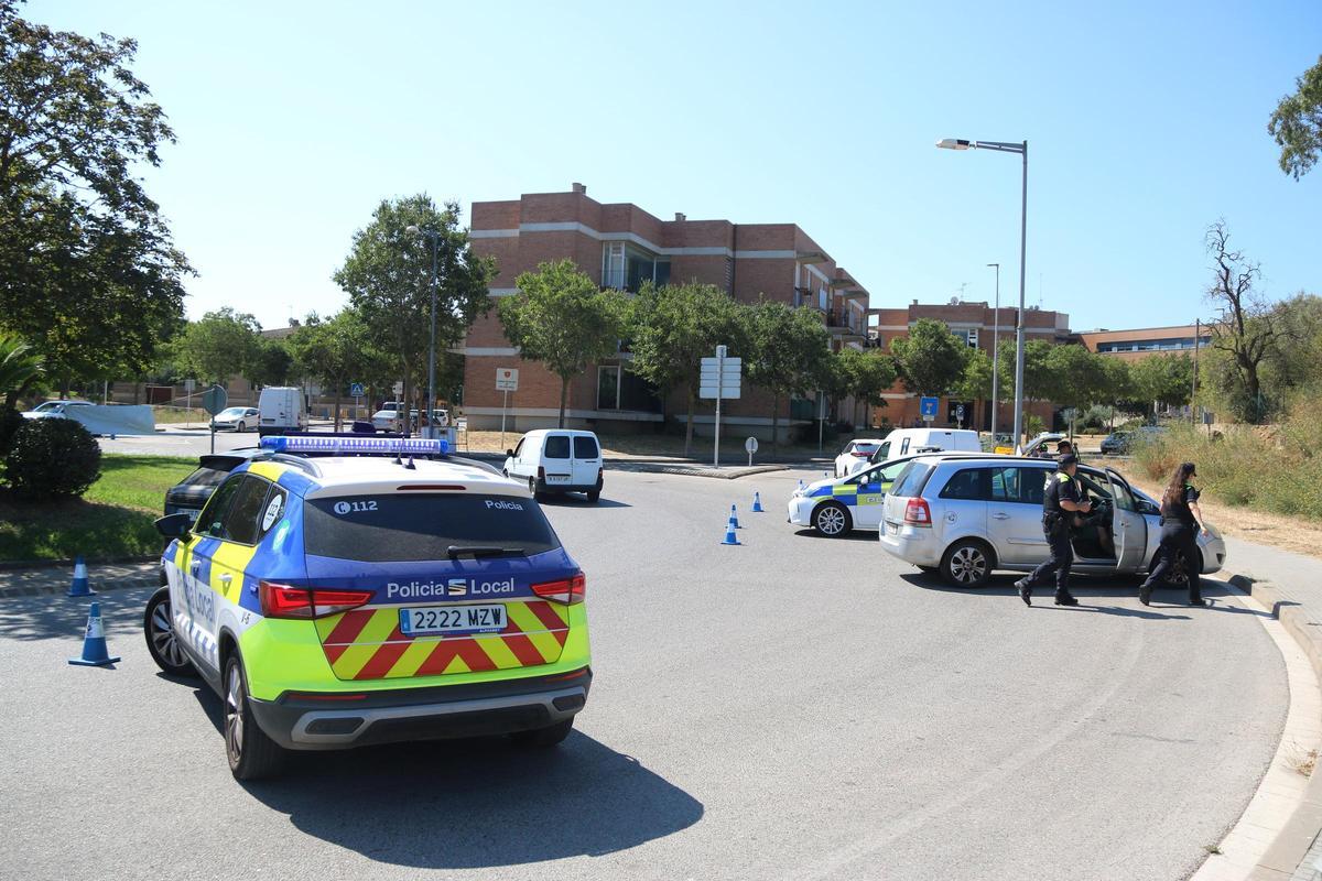 Les imatges del controls de la Policia Local de Palafrugell