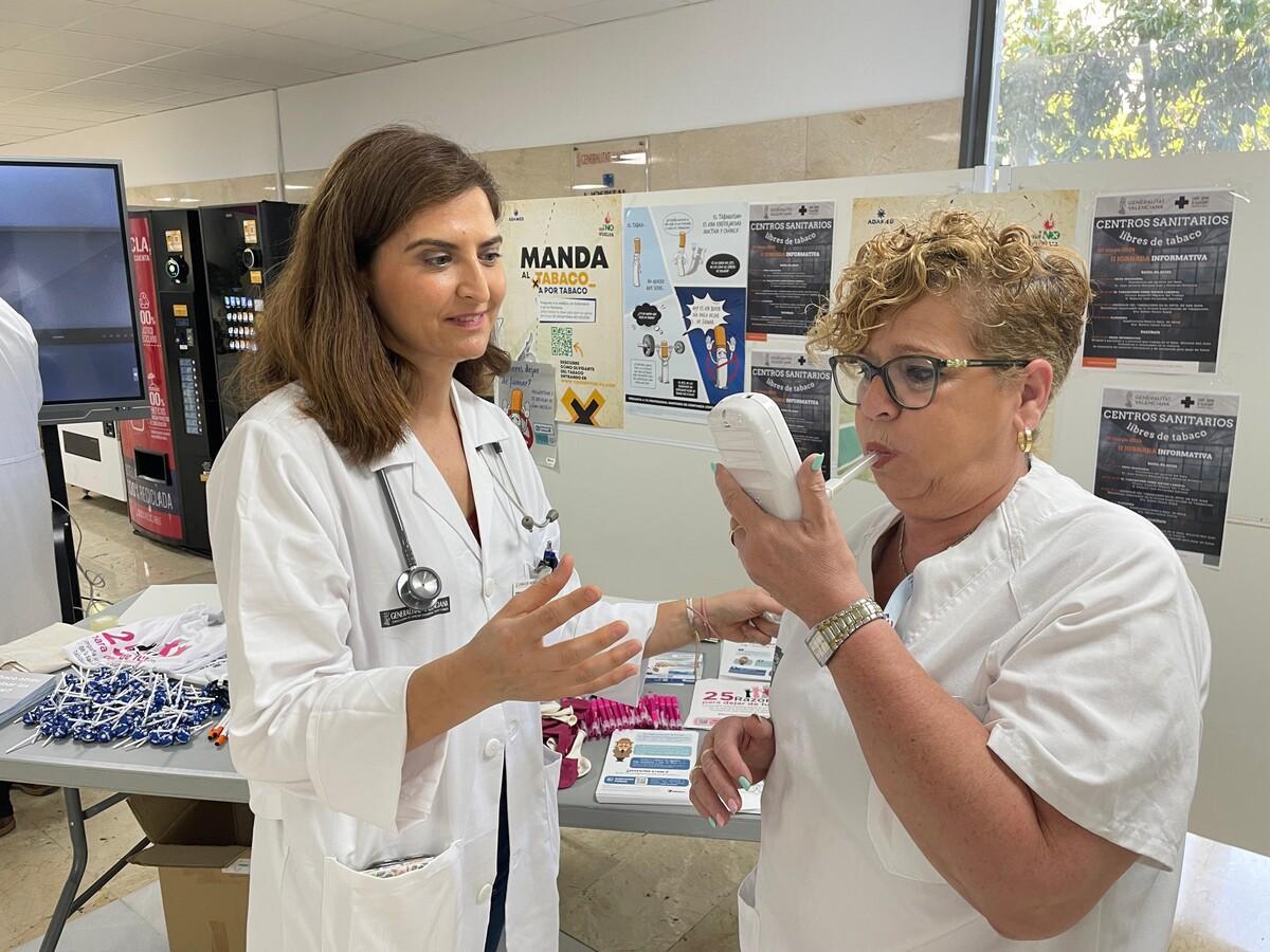 El Hospital de Sant Joan ha realizado mediciones de la presencia de monóxido de carbono en sangre