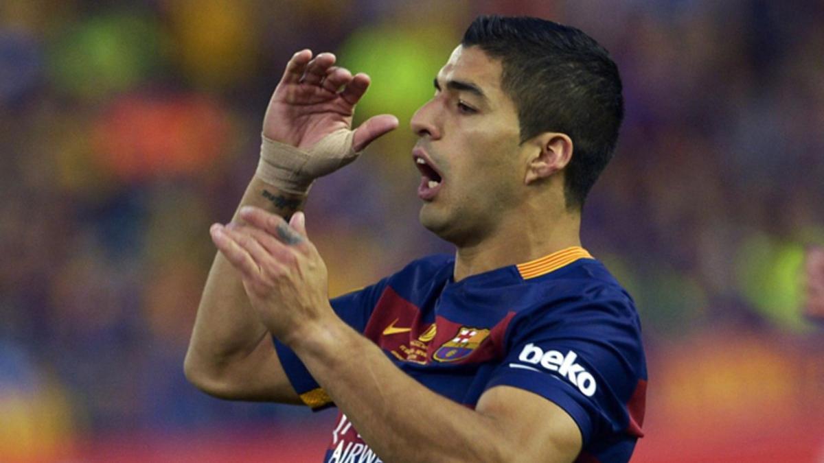 Luis Suárez se perdió la fiesta del Camp Nou