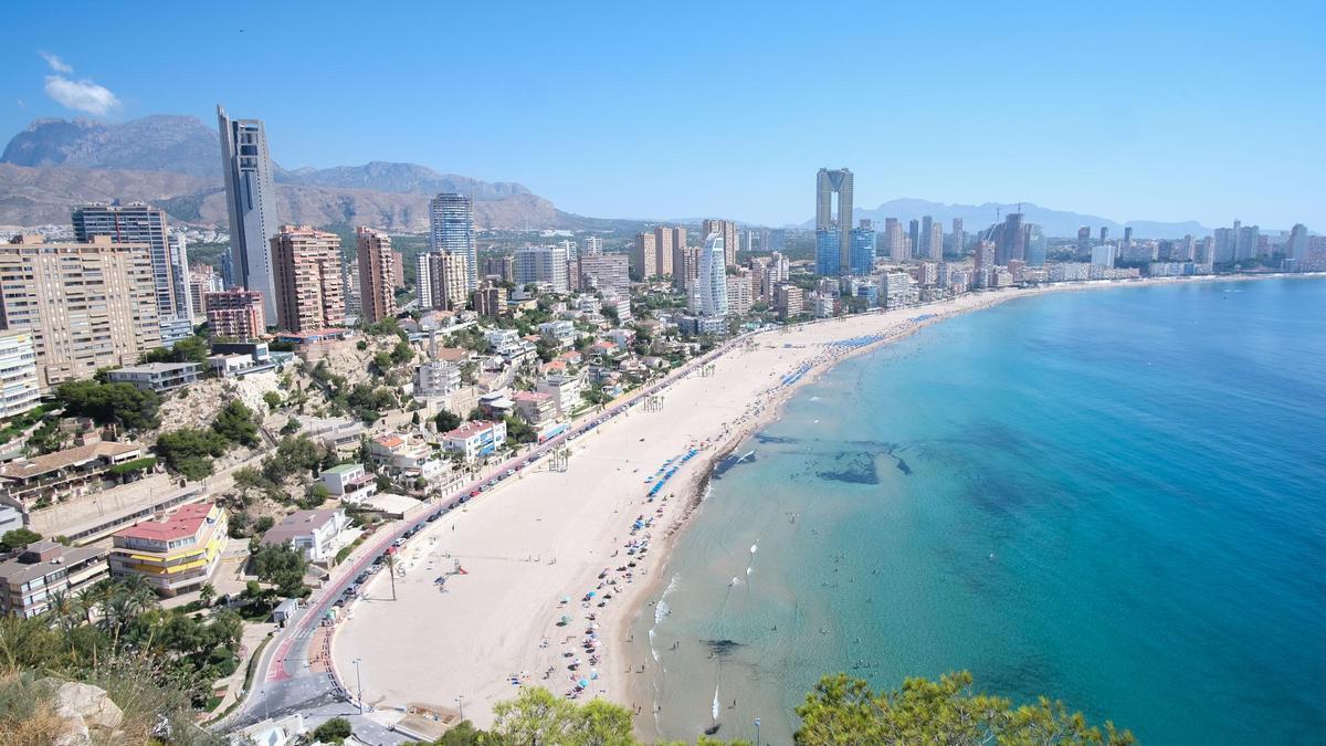 Panorámica de Benidorm.