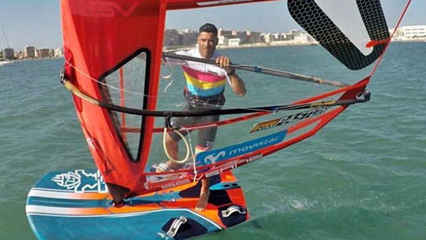 Iván Pastor, durante un entrenamiento este verano