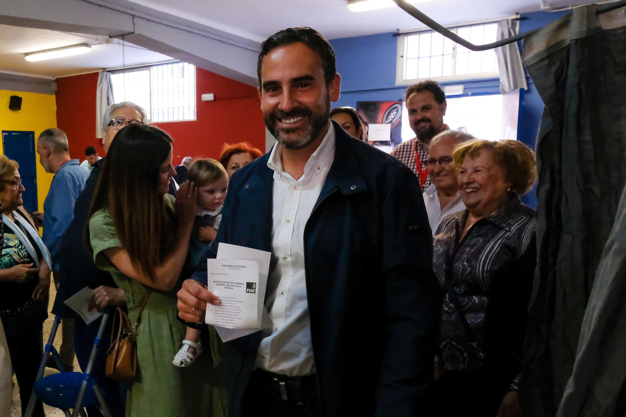 Elecciones municipales 28M | La jornada electoral de Málaga, en imágenes