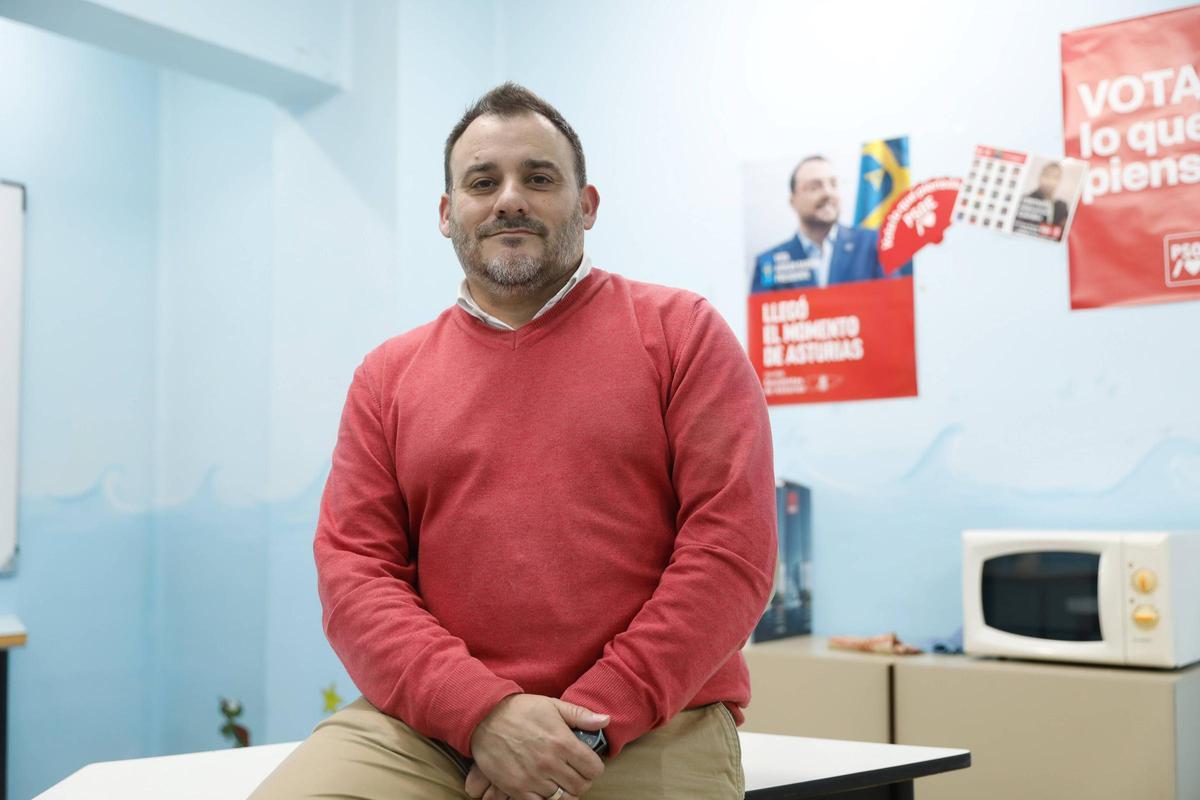 Iván López, portavoz del PSOE de Castrillón