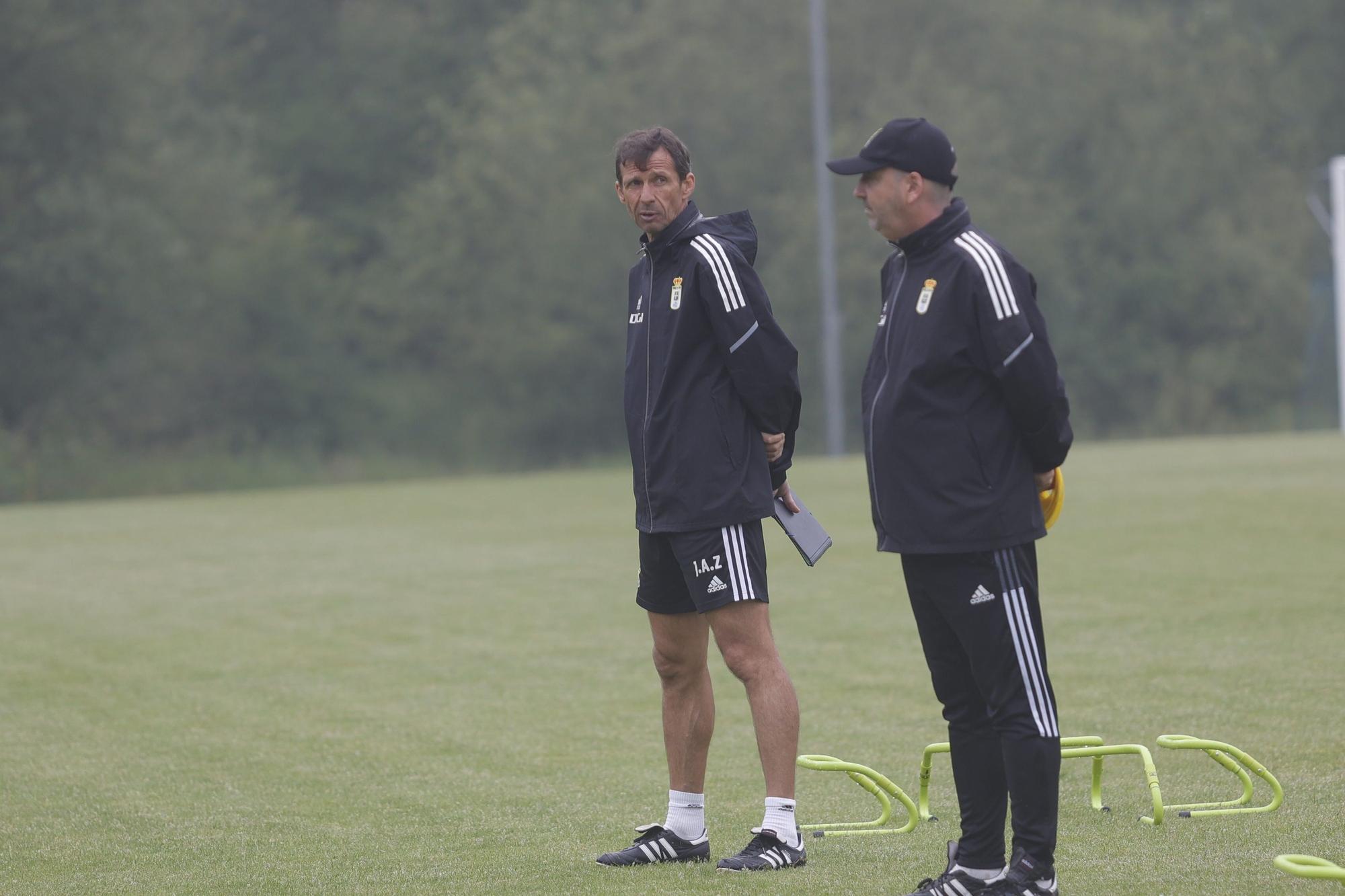 Las imágenes del entrenamiento del Oviedo