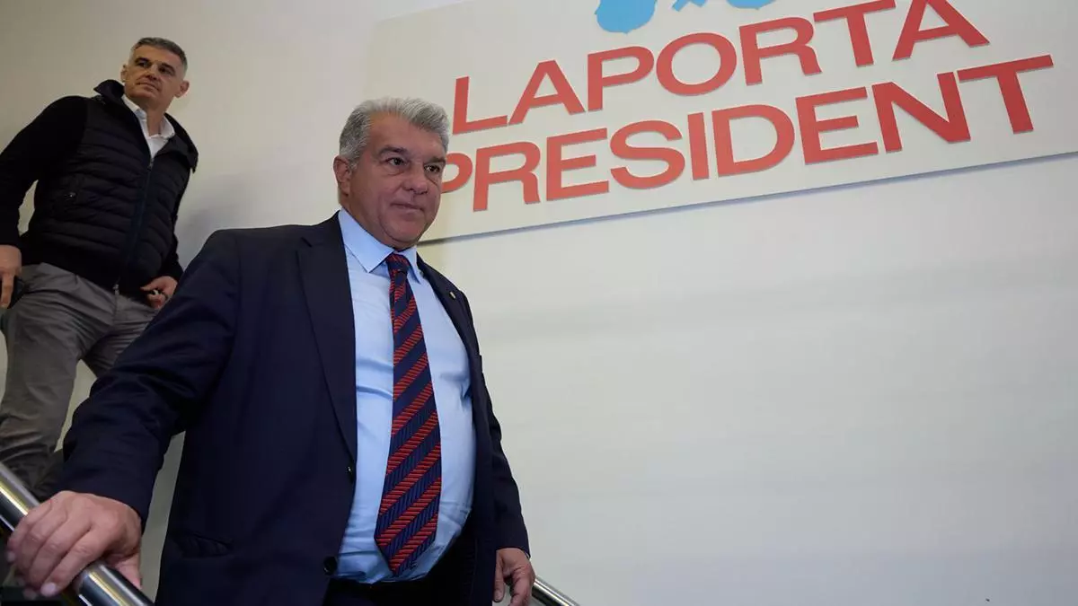 Joan Laporta: "Defendemos el Barça de la gente que tiene ambición, pero no experiencia"