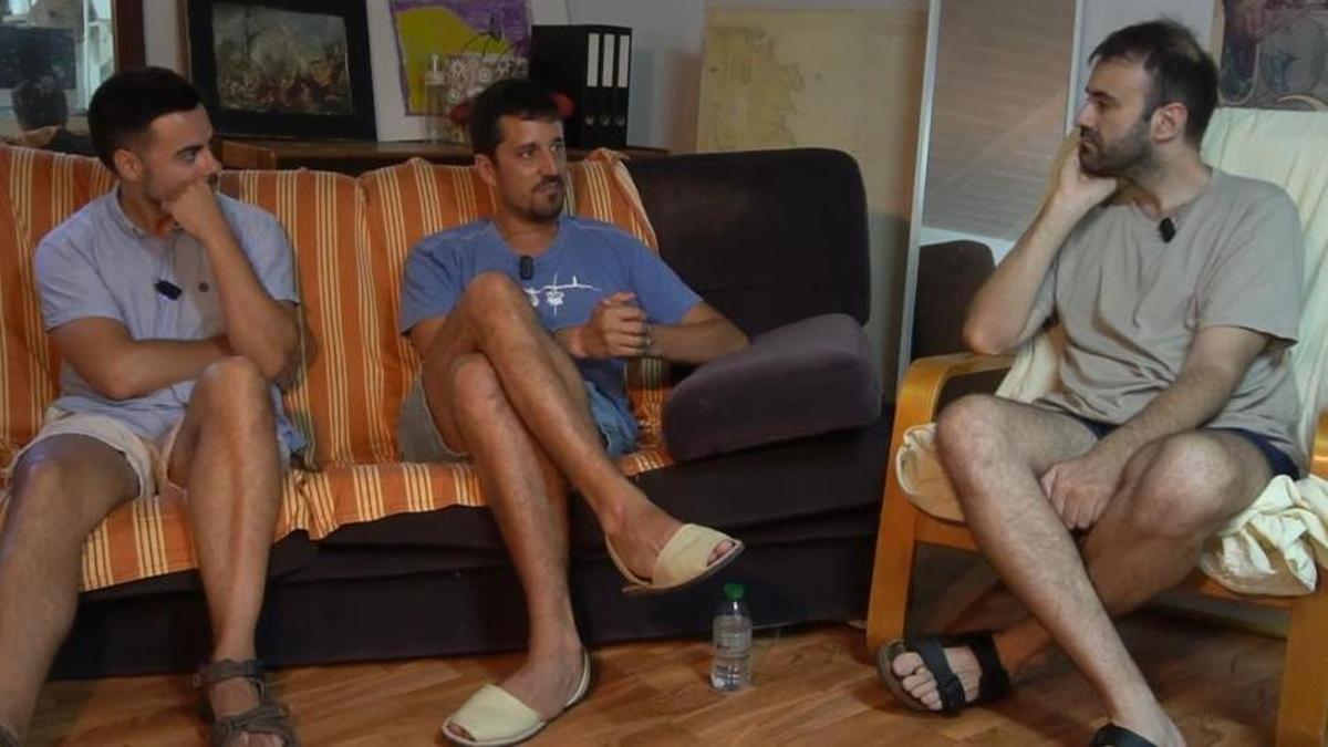 Pau Torres, Ferran Rosa y Julián Claramunt