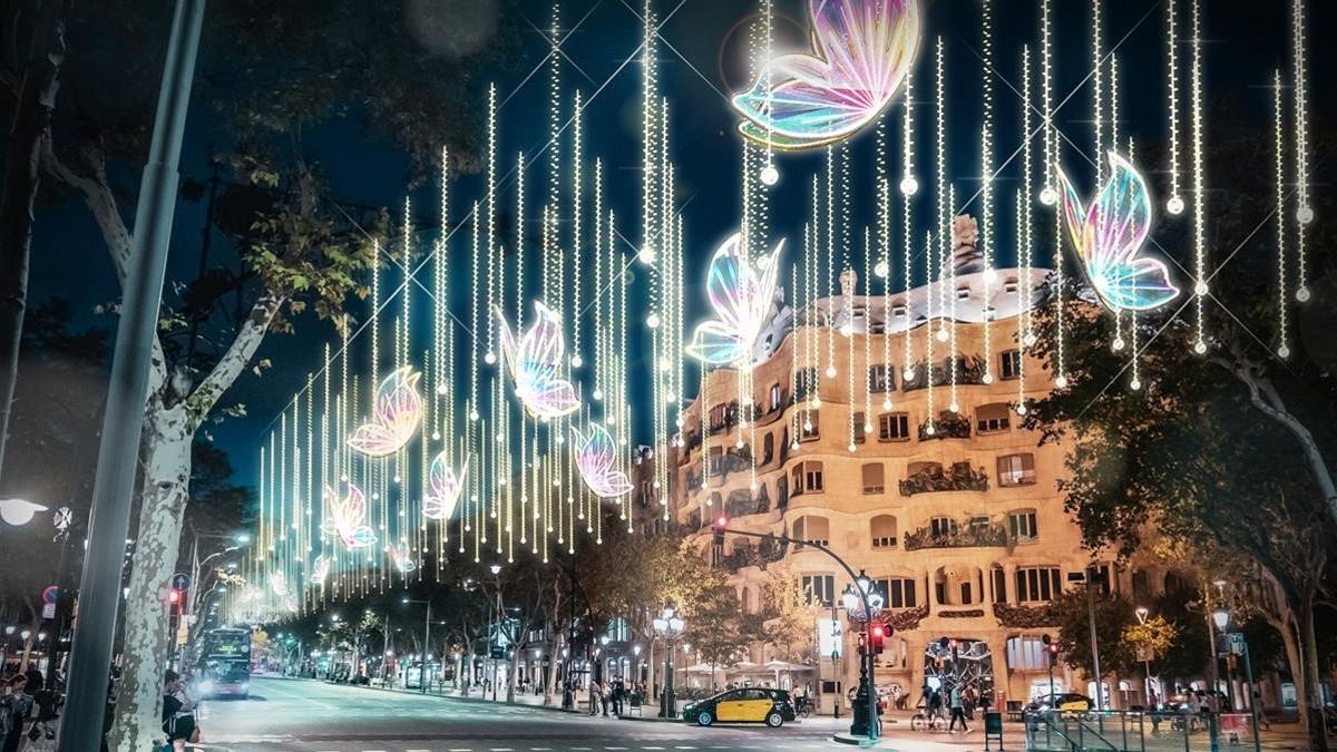 El Passeig de Gràcia, las pasadas navidades.