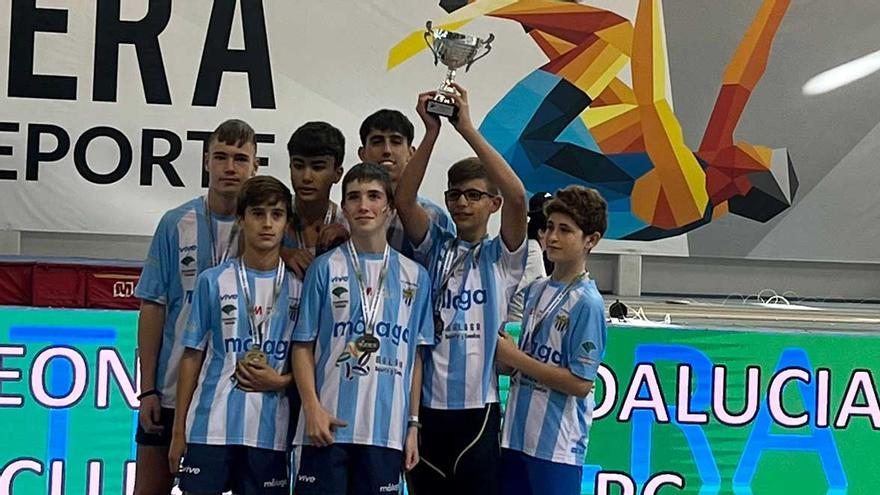 Primer puesto Club Atletismo Málaga sub-14.