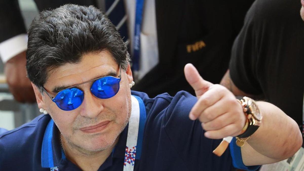 Maradona sigue siendo protagonista del Mundial con sus declaraciones