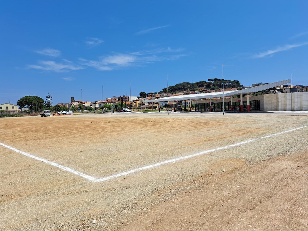 Terreny que l'ajuntament de Palamós havia adequat per a instal·lar les atraccions de les fires