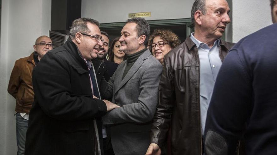 Sanguino se presenta como el candidato del «aparato» del PSPV y de Ángel Franco