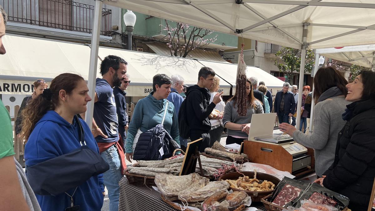 Fira de Sant Josep a l’avinguda de Catalunya de Gironella