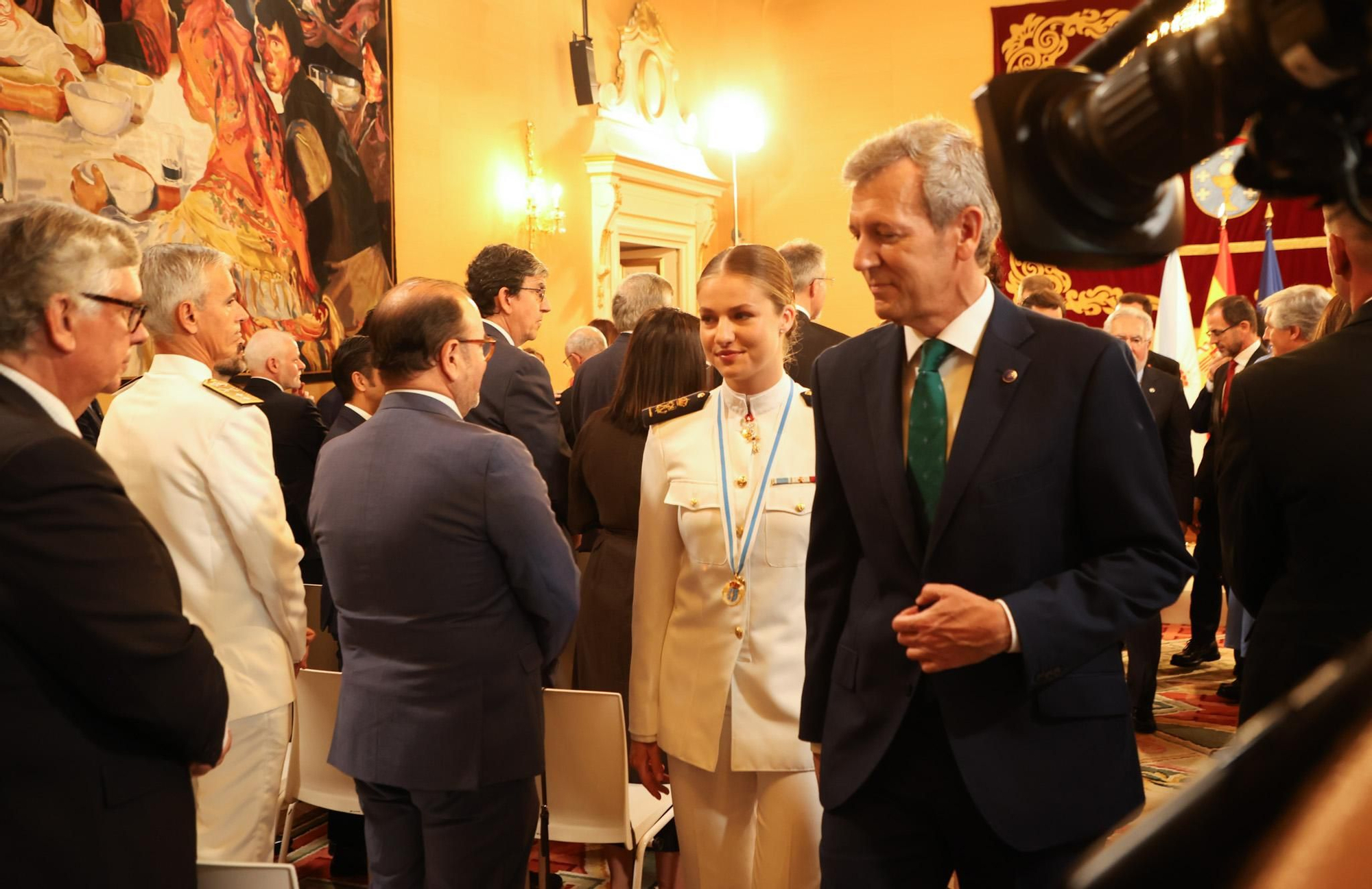 La princesa Leonor recibe la Medalla de Galicia