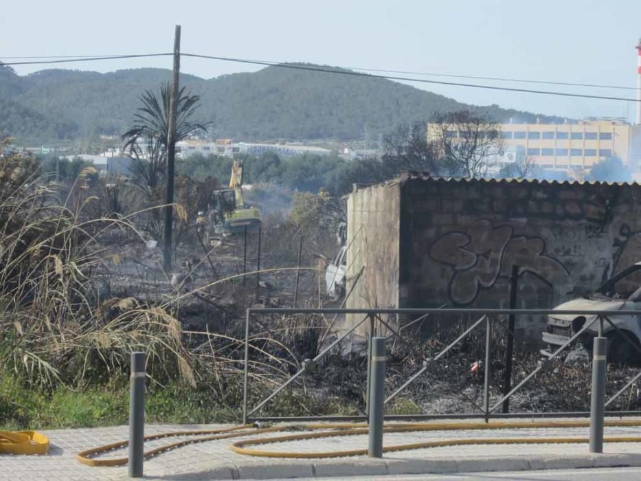 El incendio estuvo controlado alrededor de las 16:00 horas