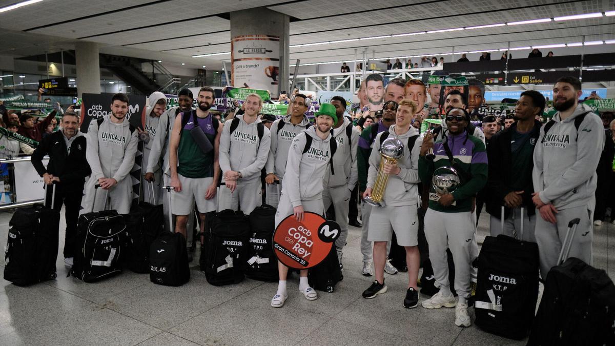 Los jugadores del Unicaja tendrán una semana de descanso tras la Copa.