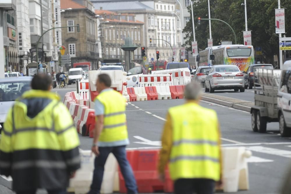 Los trabajos de saneamiento afectarán a la circulación en ambas calles durante un mes.