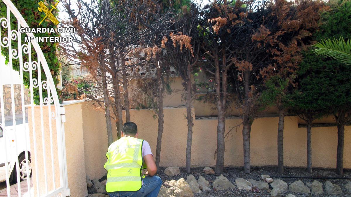 Detenido un vecino de Águilas por provocar al menos seis incendios