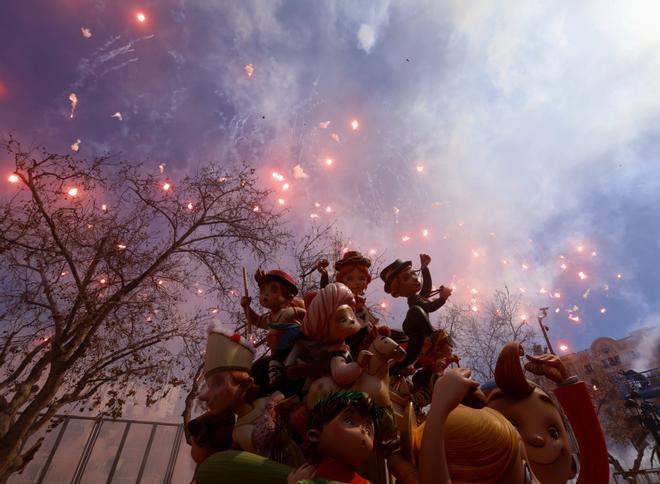 Todas las fotos de la mascletà de hoy, 19 de marzo