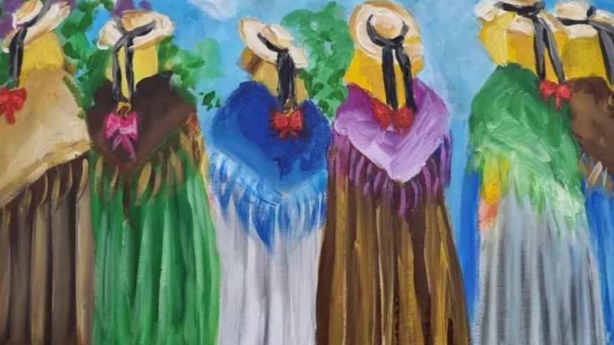 Detalle de un cuadro de Tere Bonet. | DI