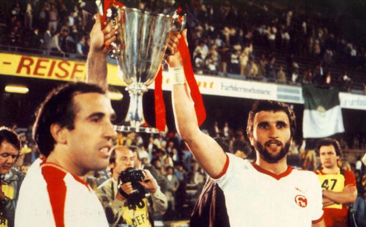 El Barça ganó su primera Recopa en Basilea contra el Fortuna Düsseldorf en 1979