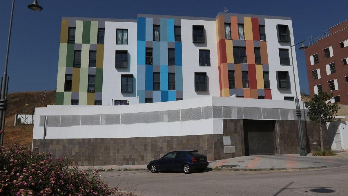 Un edificio de VPO en Málaga.
