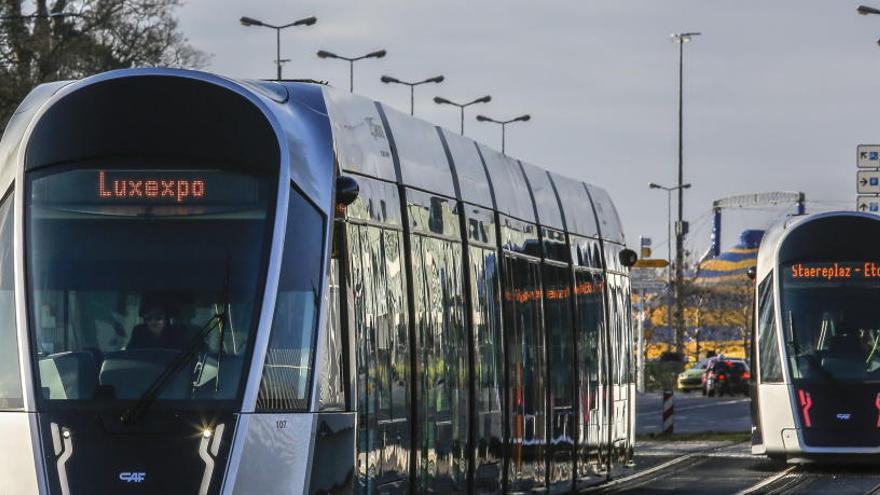 Un tramvia de Luxemburg