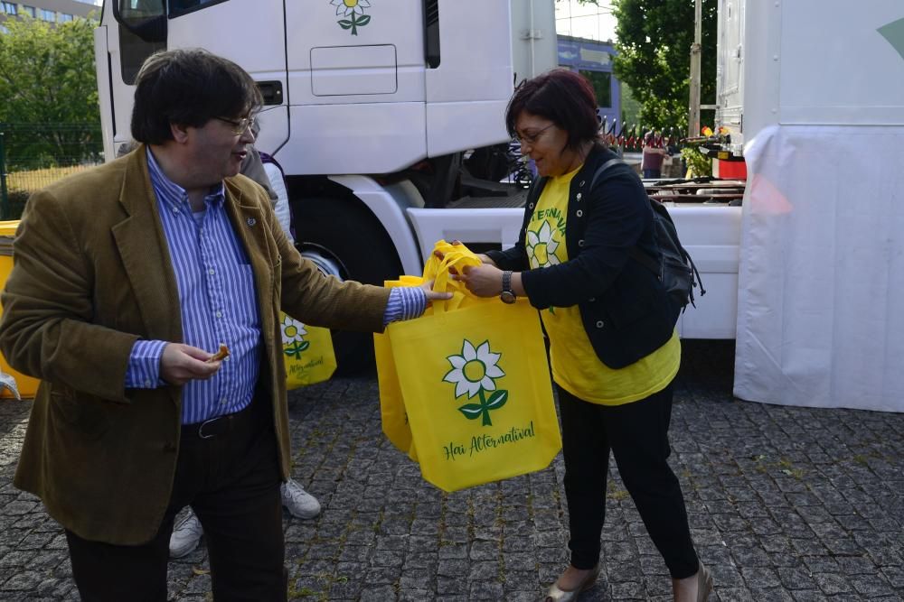 Chorizos para el cierre de campaña de Alternativa