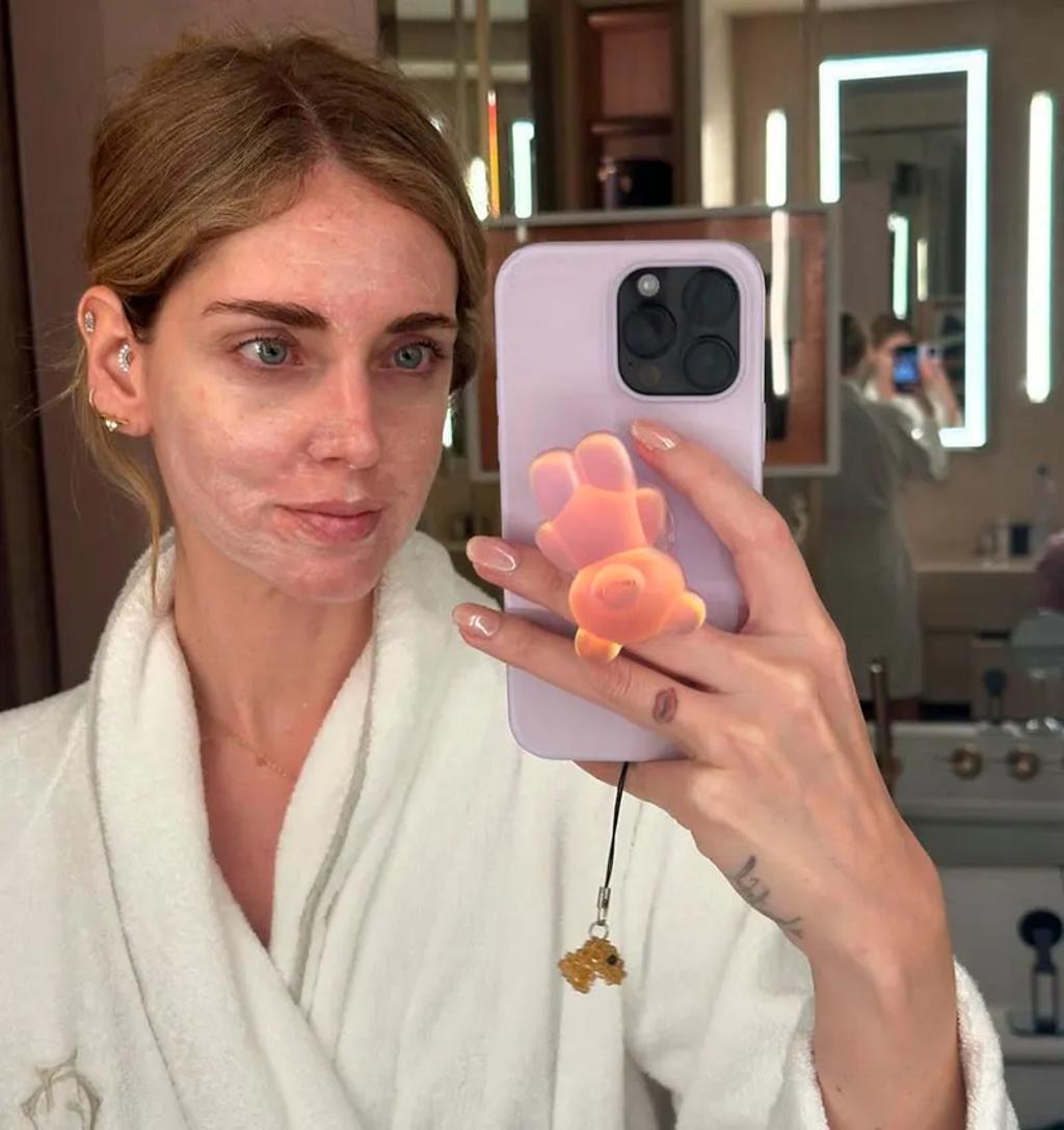 Chiara Ferragni al natural