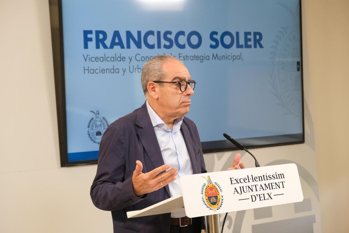Francisco Soler, concejal de Hacienda de Elche