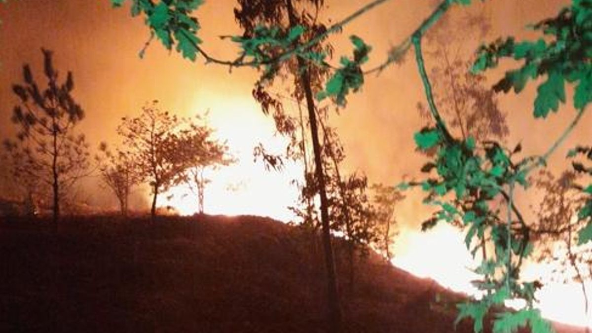 El incendio comenzó pasada la medianoche y las labores de extinción se prolongaron hasta las 7 de la mañana.