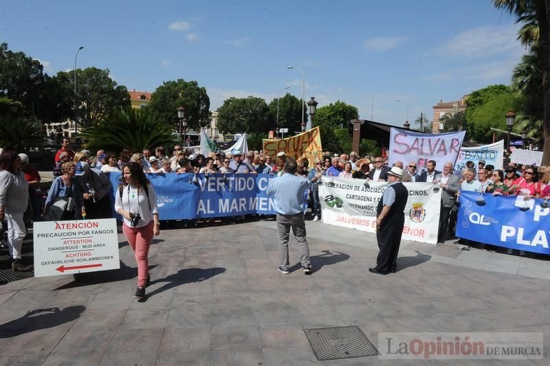 Los lodos del Mar Menor llegan a Murcia