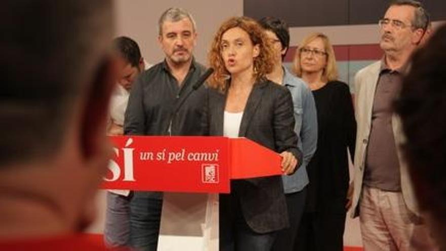 Meritxell Batet, fent valoració dels resultats electorals