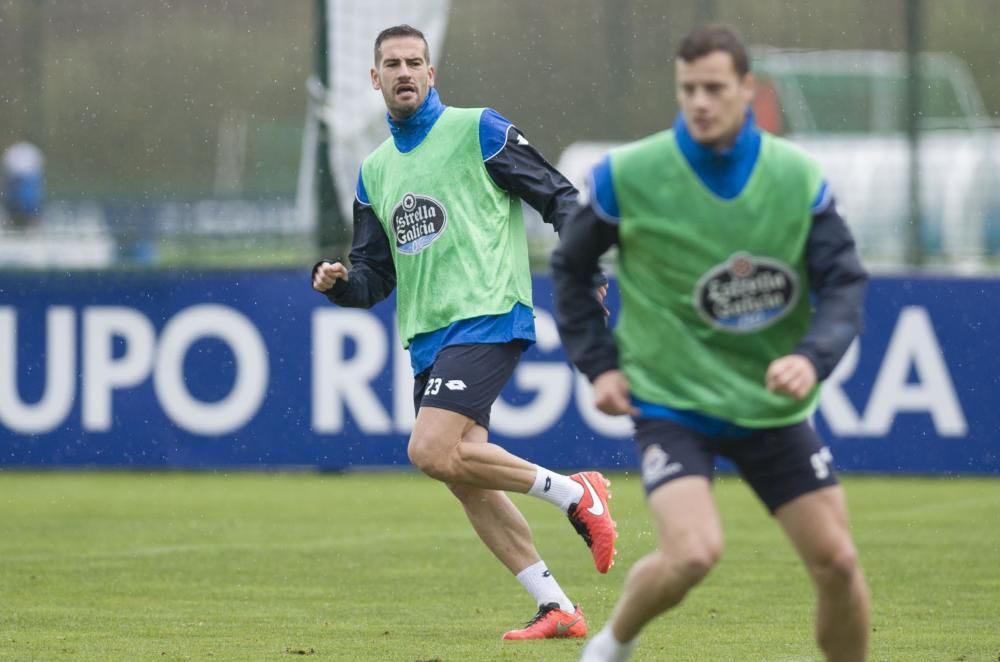 Arribas protagoniza la buena noticia del entrenamiento