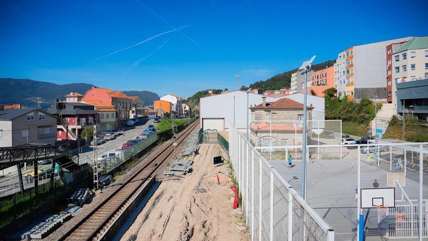 Avanzan las obras para que Chapela recupere su estación de tren entre Vigo y Redondela