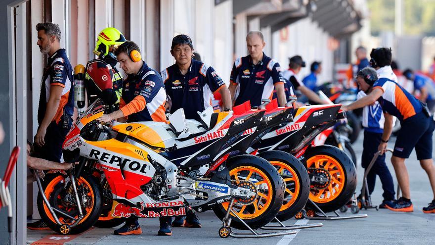 Ambiente entrenamientos MotoGP